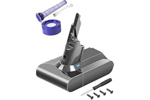 Aaiwtd Dyson V7 4000 mAh Ersatz Akku Staubsauger für Dyson V7, Dyson V7 Akku kompatibel mit V7 Fluffy Animal Allergy Motorhead Matress Trigger Cord-Free und mehr V7 Serie