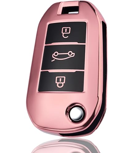 HIBEYO Smart Autoschlüssel Hülle Passt Für Nissan Schlüssel Hülle Funkschlüssel Für Nissan Rouge