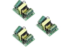Aihasd 3PCS Precision AC-DC AC110V/220V 85-265 V à DC 5V Switching Module d'alimentation Convertisseur Buck 700mA 3.5W LED réglementé