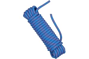 NorthPada 10 mm Corda da Arrampicata di Sicurezza statica 10/20 Metri Corda da Arrampicata su Roccia, Corda da Paracadute antincendio, Corda di Fuga