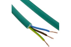BEMATIK.COM BeMatik - Bobina de Cable eléctrico de 3 Polos x 2.5 mm² 10 m Libre de halógenos LSZH