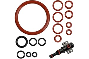 CAIHINIER Lot de 15 joints toriques pour Philips Saeco - Pièces de rechange pour soupape de soutien, soupape à vapeur, groupe café - Compatible avec Philips Saeco, Spidem Gaggia, etc