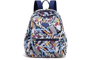 YUESITE Damen Rucksack Klein Schultertasche Wasserdicht Nylon Cityrucksack Daypack Tagesrucksack zum Alltag Reise Schule Freizeit