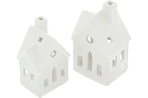 ‎FRANK FLECHTWAREN FRANK FLECHTWAREN Teelichthalter Winterhaus, im 2er Set, Windlicht. Deko. Geschenk zum Einzug, Stilvolles Design