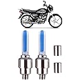AutokraftZ Car/Bike Tyre Led Light with Motion Sensor For Hero Splendor Plus, Blue