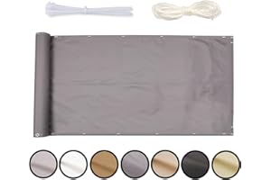 MEEYI Sichtschutz Balkon Sichtschutz 80x650cm Seitenmarkise Schattentuch Camping Stoff Picknickmatte Balcony Cover Sichtschutz Garten Balcony Privacy Screen Sichtschutz FüR Terrasse