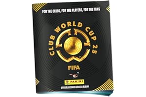 STRONCARD Bundle with Panini Fifa Club World Cup 2025 Sticker - World Cup Collectible Sticker - Selection + Exclusive Birthday Card (1 Scrapbook)