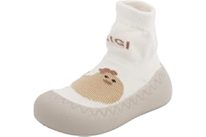 Tolaler Baby Shoes Socks, Lightweight Anti-Slip Baby Sock Shoes Soft Comfortable Baby Shoe Socks Outdoor/Home/Garden