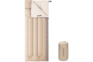 Naturehike Sacco a Pelo Invernale 4 Stagioni Ultraleggero Campeggio e le escursioni Per Adulti e Bambini Compatto Primavera Estivo Autunno 7-13℃ 190 x 150cm