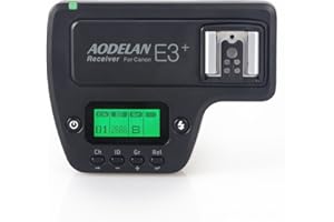 AODELAN Déclencheur de flash Speedlite E3+ pour Canon 600EX-RT, 600EX II-RT, 430EXIII-RT, ST-E3-RT
