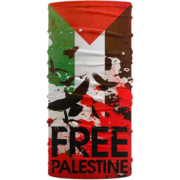 Cache-Cou Avec Drapeau Palestine - Chaud, Coupe-Vent, Élastique - Pour Ski, Moto, Sports D'Extérieur