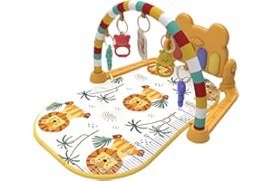 SALYEELULY Gimnasio Bebe | Alfombra De Juego Para Bebé | Tapete de Actividades Bebe con Piano | Manta De Juego Para Bebé Con Piano Kick And Baby Gym Para Educación Temprana | Gimnasio Bebe 0-6 Meses