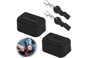 GAUBSS Seatbelt Safety Buckle Cover, Seat belt covers for kids, Universal Seat belt buckle - Prevent Kids & Disabled Unbuckling Seat Belt On Driving, Child Car Seat Safety Belt Lock - 2pack (Black)