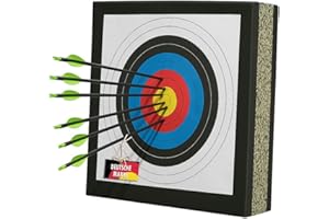 ‎BSW STRONGHOLD Stronghold Zielscheibe 60x60x10 cm – wetterfeste Pfeilfangmatte für Bögen bis 40 lbs – Schaumstoff Zielscheibe für Recurvebogen & Compoundbogen Outdoor