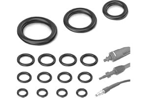 KUNXING O-ringi uszczelniające do Bosch AQT myjki ciśnieniowej – trwałe gumowe uszczelki do lancy, pistoletu, węża, szybkozłącza – zestaw akcesoriów odpornych na ciśnienie, odporne na zużycie (15 sztuk)