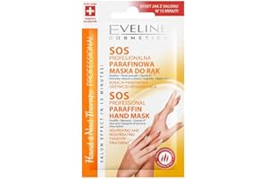 Eveline Cosmetics Hand&Nail Therapy S.O.S Professional Paraffin Hand Mask with Beeswax, Aloe & Calendula Extracts - Deep Moisturizing & Rejuvenating Treatment