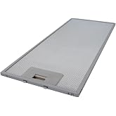 Supervac Profilo Bosch ve Siemens Uyumlu Davlumbaz Tel Filtre 470x198mm, Siyah