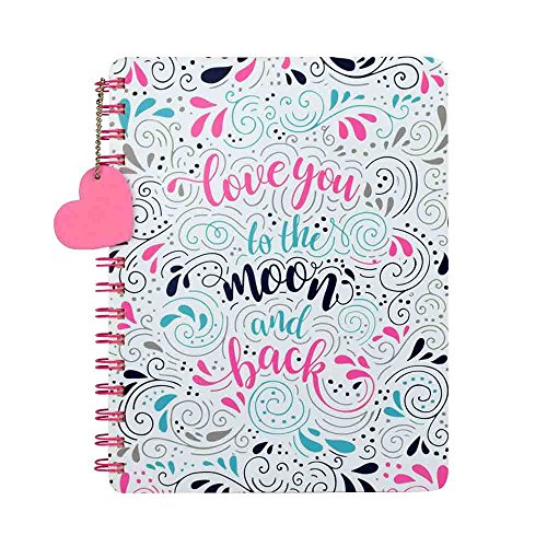 Doodle Head Over Heels Diary Notebook,Gift for Girlfriend, Gift for Boyfriend, Birthday/Anniversary Gift