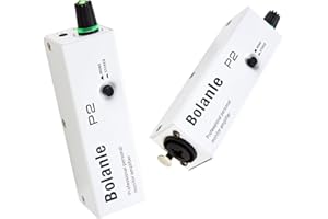 Bolanle P2 Tragbarer Kopfhörerverstärker, persönlicher Verstärker mit XLR- und TRS-Eingang, 3,5 mm Ausgang, Stereo/Mono, Lautstärkeregler, persönliche Verstärkerlösung für Keyboarder, Schlagzeuger,