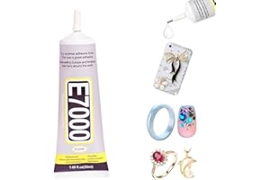 DINGLONG BEAUTÉ Colle Forte E7000 Ecran Smartphone Réparation, Colle E7000, E7000 Colle Extra Forte, Glue Smartphone, Colle E700 Pour Ecran Tactile, Colle A Bijoux, Colle Téléphone Portable E7000 (110 ML)