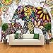 Produktbild WANGZZZ Wandbild Tapete 3D Foto Benutzerdefinierte Größe Yoga Restaurant Shop Kleidung Hotel Elefant, 400Cm (B) X 280Cm (H)