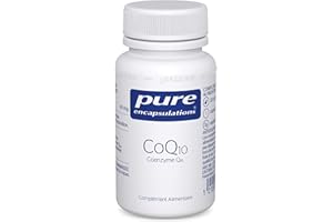 Pure Encapsulations - Coenzyme Q10 60mg - CoQ10 Biodisponible, Naturelle & Biologiquement Active - Obtenue par Fermentation - Haute Concentration - 30 Gélules Véganes