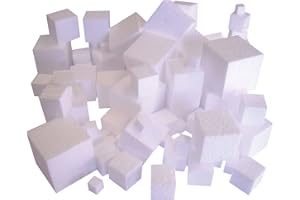 Major Brushes Lot de 100 cubes polystyrène