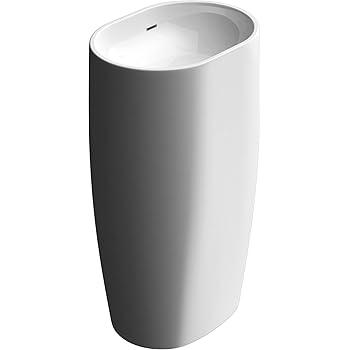 vidaXL Keramik Waschbecken Säule Bad Standwaschbecken Stand