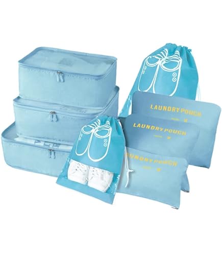 Set De Organisateur De Valise, De Voyage, Organiseurs De Bagage, Léger[24 - 4
