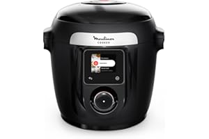 Moulinex Cookeo Wi-Fi 10-en-1, Multicuiseur, 10modes de cuisson, Cuisson sous pression, Etapes détaillées, CE96G810, Noir