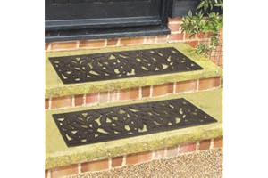 Greena® Outdoor Non-slip Rubber Safety Anti-slip Step/Stair Mats x 2