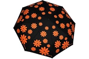 BARBARA VEE H.DUE.O By Design Fiori. Mini Ombrello Tascabile Pieghevole Antivento Leggero Donna. Ombrello Pieghevole Donna Manopola Fiore [FLOWER POWER]