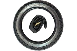 1x Set 12" Reifen 62-203 = 12 1/2 x 2 1/4 CBK-MS® + Schlauch mit 45° Winkel Autoventil Fahrrad Anhänger Kinderwagen Roller Dreirad