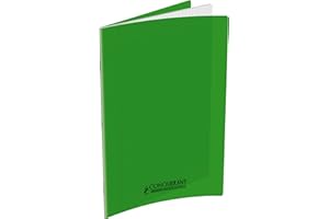 CONQUERANT Conquérant Large Exercise Book with Large Squares, 96 Pages, 24 x 32 cm 24 x 32 cm Green