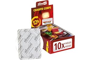 THERMOPAD Chauffe-Dos – L’Original : 10 x Patchs Chauffants pour Le Dos | 12 Heures de Chaleur | Pads prêts à l’Emploi, adaptés comme Chauffe-Nuque, Chauffe-épaules et Chauffe-Reins