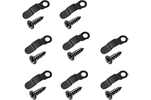 PMELCXD 100 Pièces Cadre Photo Attaches Tournantes Cadre Photo Boucle Plaque Crochet Bouton Tourner avec Vis pour Accrocher Photo Accessoires