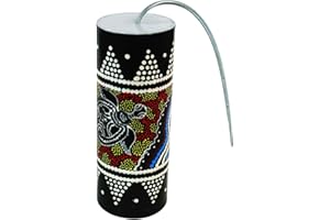 GURU SHOP Musikinstrument aus Holz, Musik Percussion Rhythmus Klang Instrument, Handgearbeitet - Gewittermacher, Donner 2, 20x8x8 cm