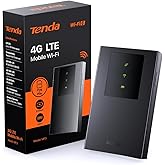 Tenda MF3 Mobiler WLAN Router für SIM-Karten, AX300 Wi-Fi 6 Tragbarer Hotspot, 2100mAh Akku, USB-C-Port, Plug & Play, WPA3, 4