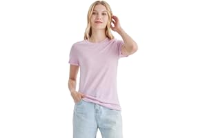 Merino Protect 100% Merino Wool Shirt Women's Short Sleeve Crew Neck Wool Undershirt Odour Resistance Functional Underwear Travel Hiking Merino Wool Underwear