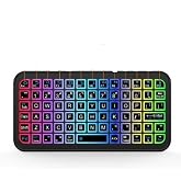 Mini Klavye Smarttv Işıklı Bluetooth Kablosuz Televizyon Ps3 Diz&uuml;st&uuml; Tabletler Ve Telefonlar İ&ccedil;in