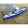 Inflatable Motorized Fishing Platform Paddle Surf Board Kayak Dingy Raft Boat (Board Type: 9.5x3ft.)