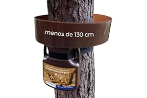 ANTICIMEX Trampa Oruga Procesionaria Pino | Facil Instalación | Kit Completo | Eficacia Sin Químicos | Material UV Resistente | Ecológica y Reutilizable (Perímetro MAX 130 cm)