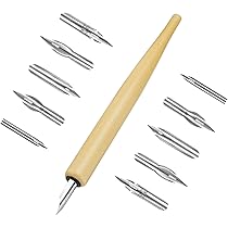 Set Pennini Calligrafia E Manga - 5 Punte, Portapenna E Gomme, Ideale Per Disegno - Foto 2