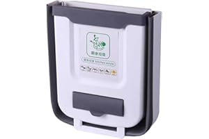 Zceplem Basura Cocina Plegables, CuBasura, Colgadores Puerta Gabinete Bote Basura, Basura Portátiles Para El Hogar Al Aire Libre, Para Gabinete, Coche, Dormitorio