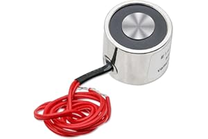 UXNEY Électro-aimant P25/20 DC 5V 50N 11LB/5Kg - 25 x 20mm Électro-aimant rond
