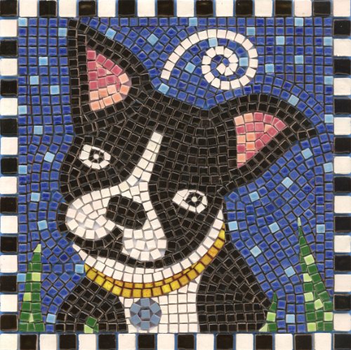 kit de mosaïque, 20x20cm, Chien 