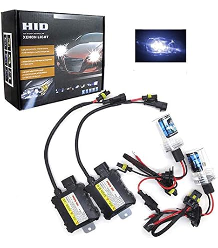 Kit Ampoules HID Xénon Vega H7 8000K 55W - Marque Française - 8000 Lumens - IP68