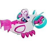 Marvel Spidey and His Amazing Friends Hayalet-Spider Copter Aksiyon Fig&uuml;r&uuml; ve Oyuncak Aracı