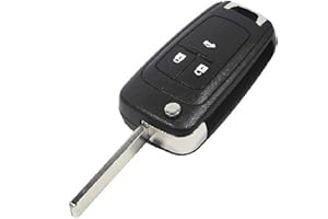 BARAC Carcasa Llave 3 Botones Mando a Distancia Compatible con Chevrolet Camaro Cruze Epica Lova HU100