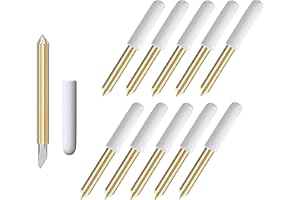 OunglyChoi 10PCS Cutting Blades for Cricut Maker, Premium Fine Point Replacement Blade with 45 Degree Compatible with Cricut Maker/Maker3 Cutting Machine, Explore Air/Air 2/ Explore Air3